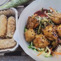 Bibimbap et nems, je recommande aussi at Yamato 356 in Marseille