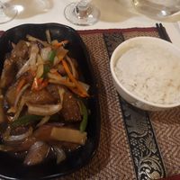 Wok eggplannt sauce chinoise at Yamato 356 in Marseille