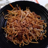 Noodles with seitan at Yamato 356 in Marseille