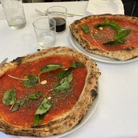 Pizza Marinara  at La Locanda Del Grifo in Naples