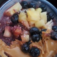 Acai bowl, really good. at Shaka Taco in Surf City