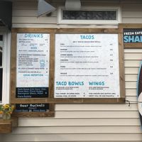 Menu at Shaka Taco in Surf City