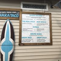 Menu 3 at Shaka Taco in Surf City