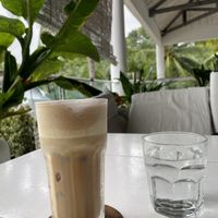 Almond milk latte   at Impresso Coffee in Phan Thiet