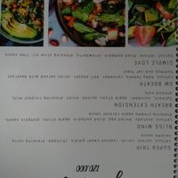 Menu food options at Impresso Coffee in Phan Thiet