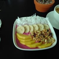 Toppings and yoghurt/smoothie at Impresso Coffee in Phan Thiet