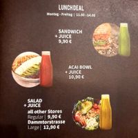 Lunch deal at Mad About Juice - Dammtorstr in Hamburg