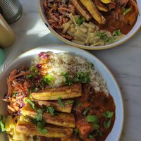 Lunch special at Monstera Canteen in Luton