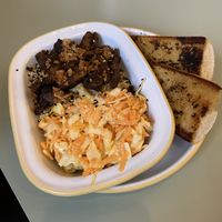 Mac To The Future with both sides  at Monstera Canteen in Luton