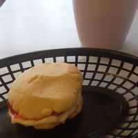 After breakfast sweet at Monstera Canteen in Luton