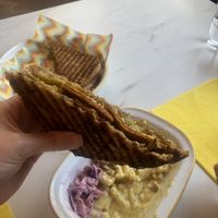 The toasted Reuben and the mac and cheese at Monstera Canteen in Luton