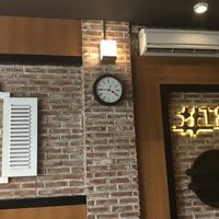 Inside and food menu  at Hashtag Restaurant in Seminyak