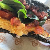 Patty with chickpeas  at Merendero in Cesenatico