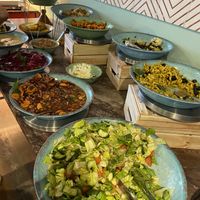 Salad buffet   at Sandro in Helsinki