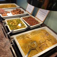 Warm buffet  at Sandro in Helsinki