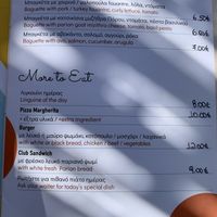 Sandwiches  at The Beach Bar Project  in Thasos