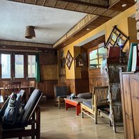 Interior of cafe upstairs   at Crepes Pancake Hut in Dharamshala