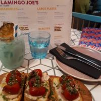 Flaming Joe's vegan snack & drink at Flamingo Joe's in Wellington