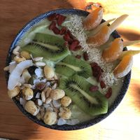 Protein smoothie bowl  at Madem Espresso in Wangaratta