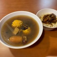 Soup n noodle at Ngoh Herbal Soup 娥妈养生药材素汤 in Central Singapore