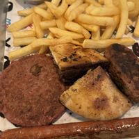 “Meat” platter  at Hativonit J17 in Tel Aviv