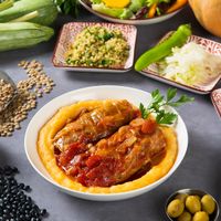 filled cabbage at Hativonit J17 in Tel Aviv