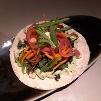 Mushroom taco starter at Ülo in Tallinn