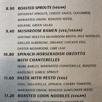 Entrees at Ülo in Tallinn