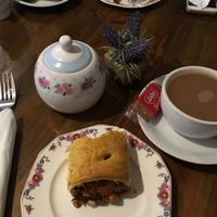 Amazing Decaf Coffee and a Lotus Biscoff on the side. at Popty'r Dref in Dolgellau