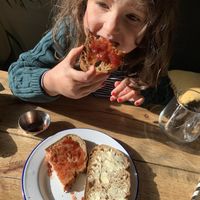 Great toast at Mighty Wieners  in Bournemouth