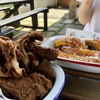   at Mighty Wieners  in Bournemouth