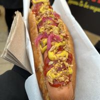   at Mighty Wieners  in Bournemouth