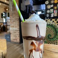 Snickers milkshake with a shot of Vodka. Very tasty.  at Mighty Wieners  in Bournemouth