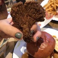 Southern fried mushrooms at Mighty Wieners  in Bournemouth