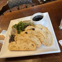 I got the soup and was delicious, after the garlic & thyme infused crusty bread.  at The Oddfellows Arms in Caldbeck