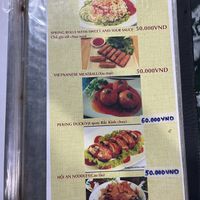 Menu   at Thien Tam - Passionate Heart Vegetarian in Da Nang
