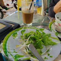 That coconut coffee was 👌 at Thien Tam - Passionate Heart Vegetarian in Da Nang