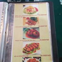 Menu at Thien Tam - Passionate Heart Vegetarian in Da Nang