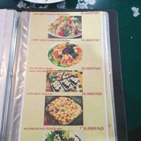 Menu at Thien Tam - Passionate Heart Vegetarian in Da Nang