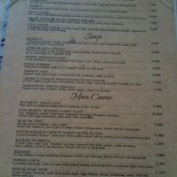 First page of the delicious menu... (june 2015) at Bilig Vegan Bistro in Ulaanbaatar