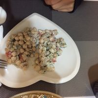 Chickpea salat at Bilig Vegan Bistro in Ulaanbaatar