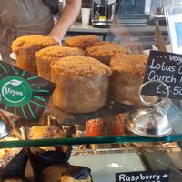 Carrot cake & lotus crunch muffin at Cadwaladers - Mermaid Quay in Cardiff
