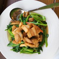 Three-layered-pork (mock meat) at Si Trang in Chiang Rai