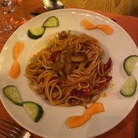 Vegetarian Spaghetti (vegan)  at Rose in Kalkan
