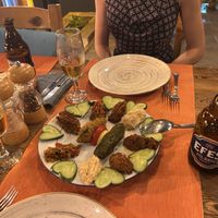 Vegan Meze platter  at Rose in Kalkan