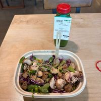Organic Salad 🥗 Bar + Celery Juice 🧃   at Jimbo's Naturally - El Camino Real in San Diego