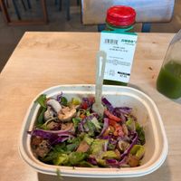 Organic Vegan Salad 🥗 Bar with Fresh Celery Juice 🧃   at Jimbo's Naturally - El Camino Real in San Diego