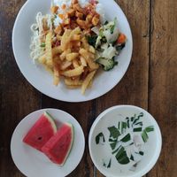 Vegan buffet at Samui Elephant Sanctuary in Koh Samui