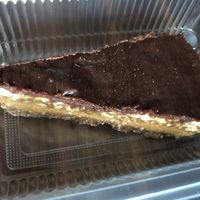 Chocolate & peanut butter pie. at BioHarmony in Belgrade