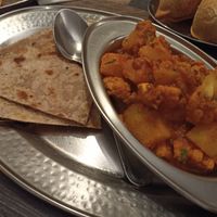 Aloo gobi at Aahaar Indian Cuisine in Antwerpen